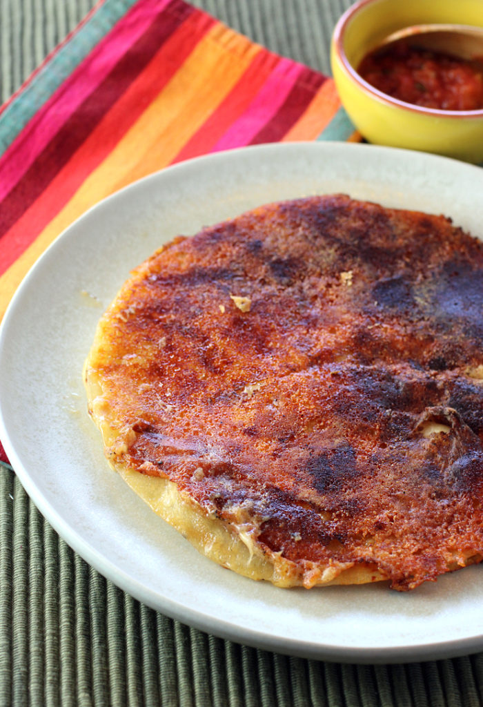 The crispiest, cheesiest quesadilla you'll ever make.