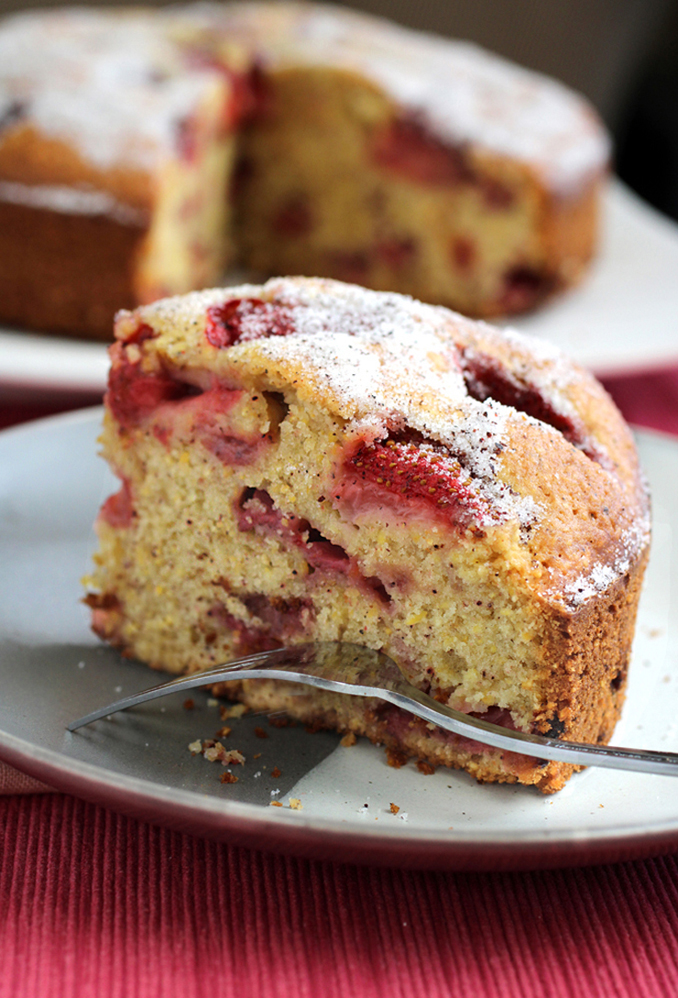 With summer berries at their peak, now's the time to indulge in this lovely cake.