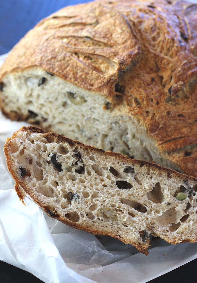 Little Sky's olive-rosemary bread.