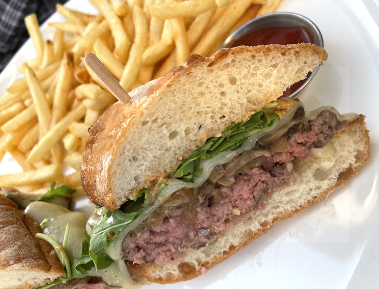 The French-style burger.