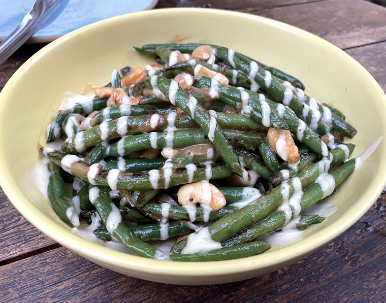 Asian-style green beans for a cause.