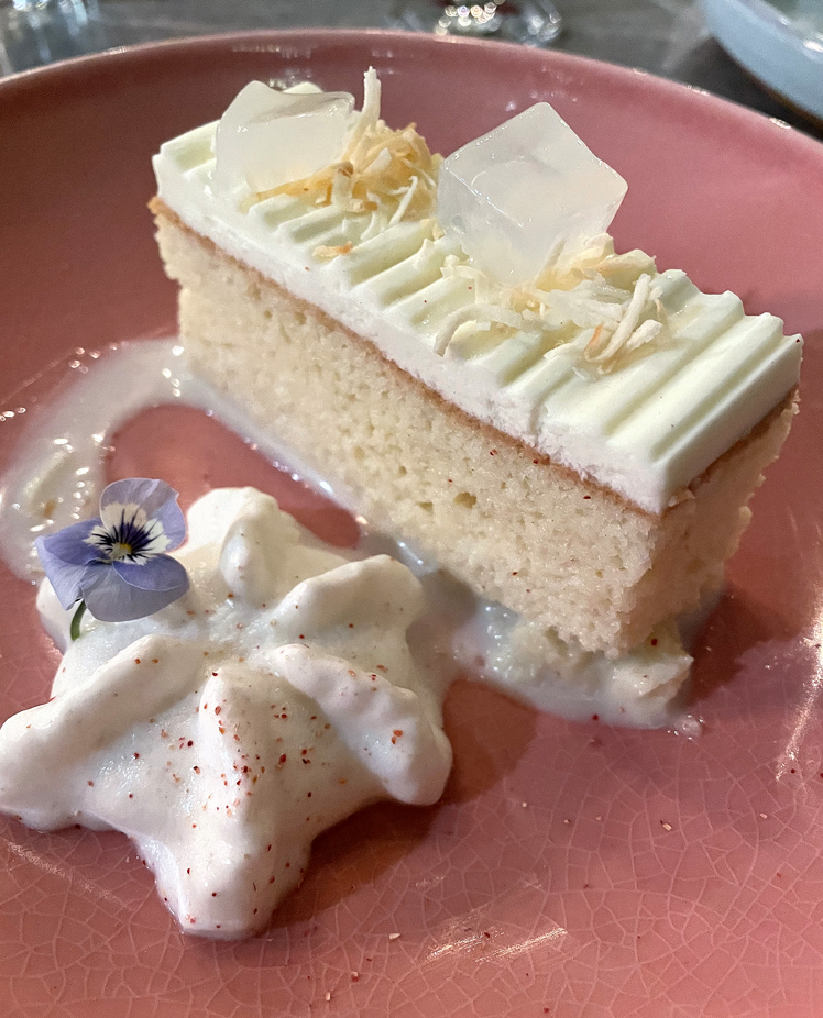 Coconut tres leches.