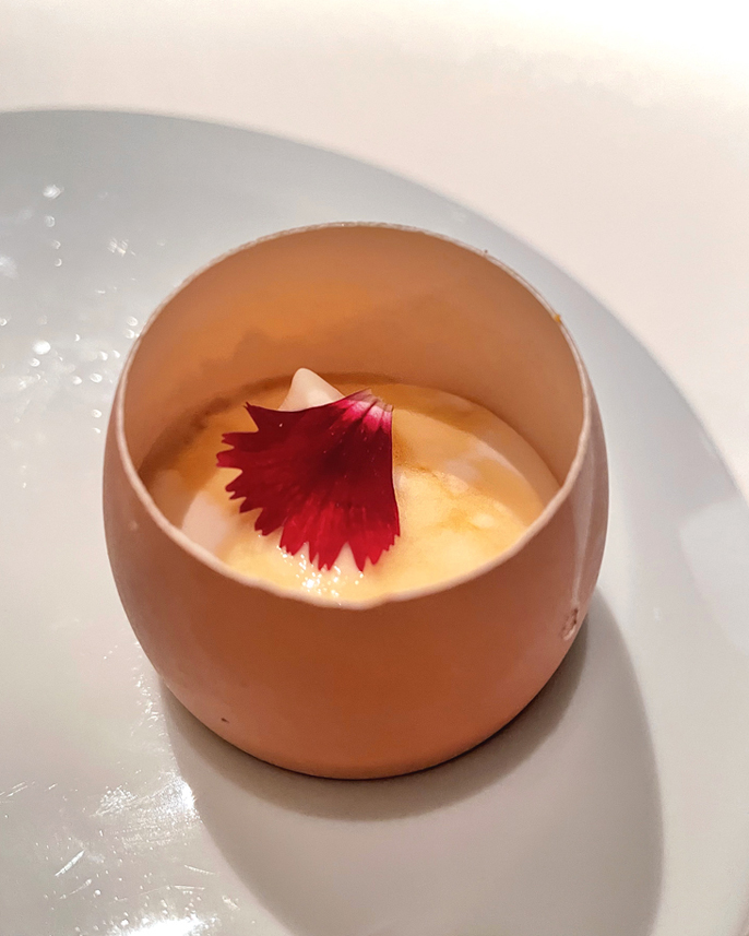My last go-round with the Arpege egg at Manresa.