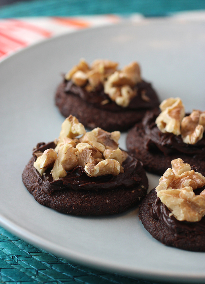 Deeply chocolatey with the crunch of toasted walnuts.