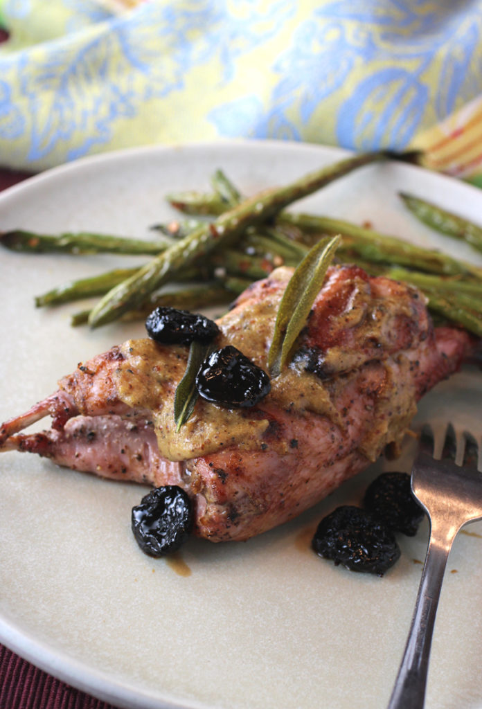 Tanya Holland’s Mustard Barbecue-Roasted Quail | Food Gal