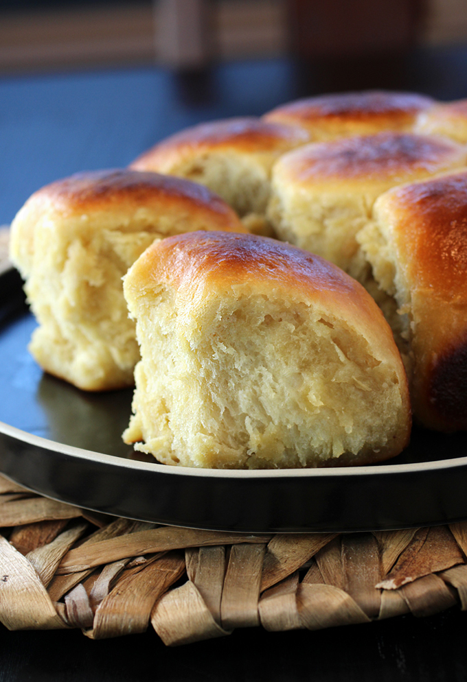 They have the texture of Parker House rolls -- but a flavor far more distinctive.