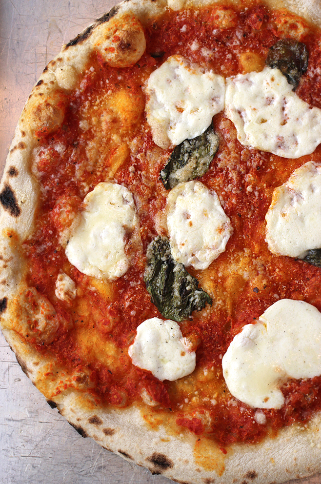 Del Popolo's frozen Margherita straight out of my oven.