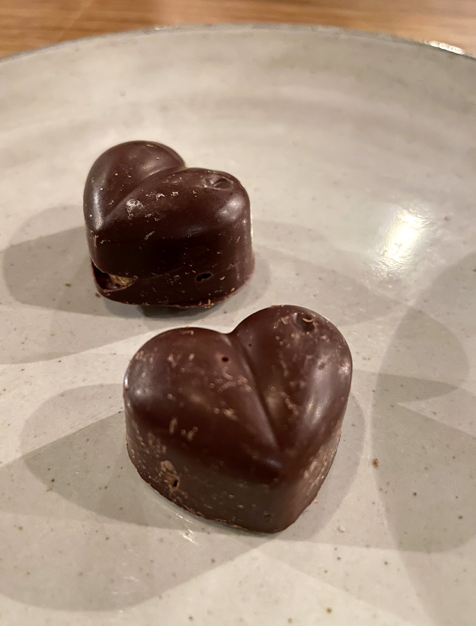 Vegan chocolate truffles.