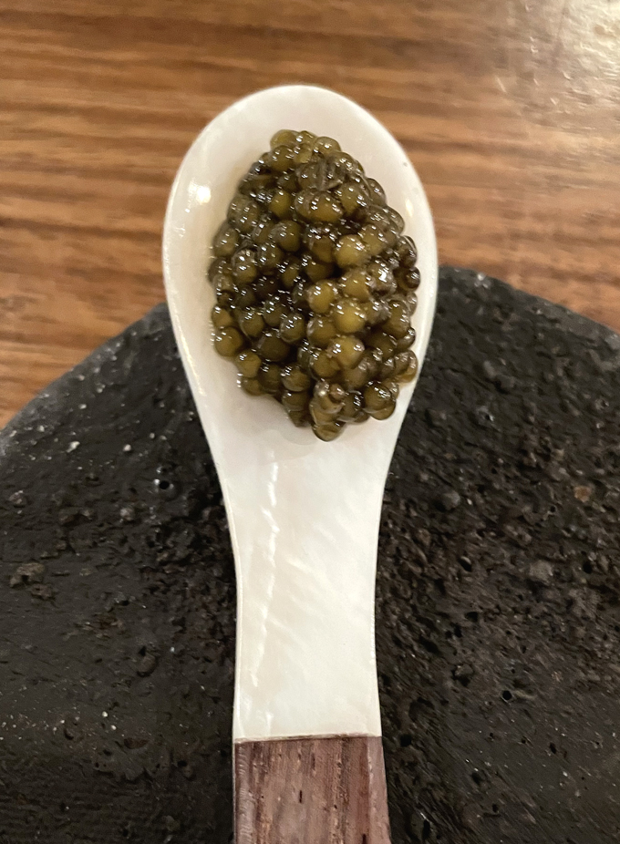 A supplemental item of Osetra caviar.