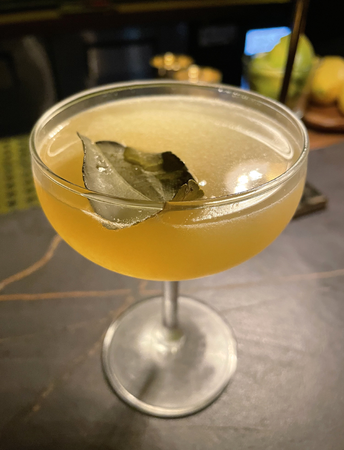 The "Three Times A Lady'' cocktail.