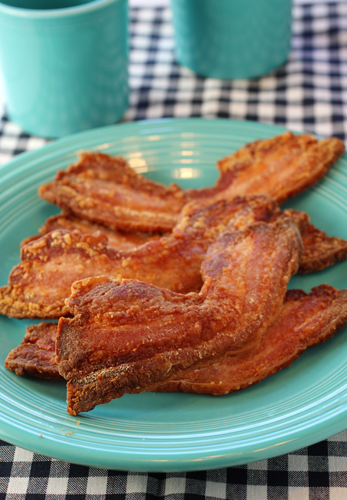 It's an easy way to make as much bacon as you want all at once, too.