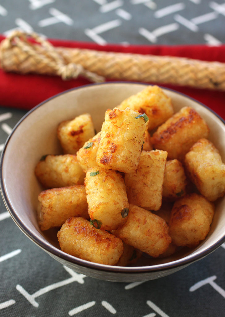 Salt and pepper tater tots are sure to be your new guilty pleasure.