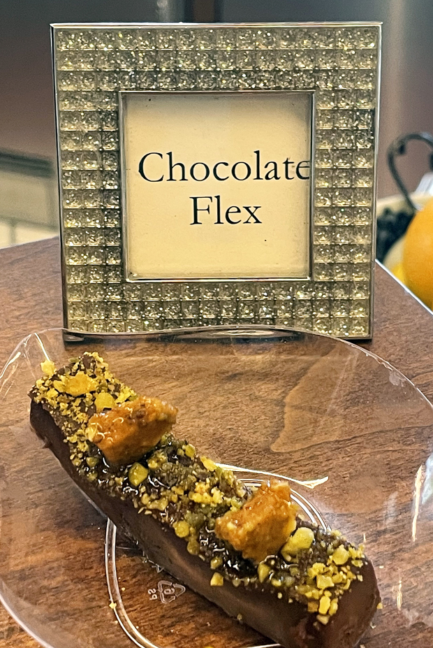 The signature Chocolate Flex dessert in smaller form.