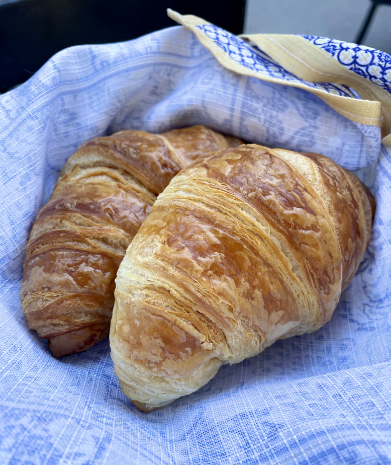 Flaky, buttery croissants to start the day.