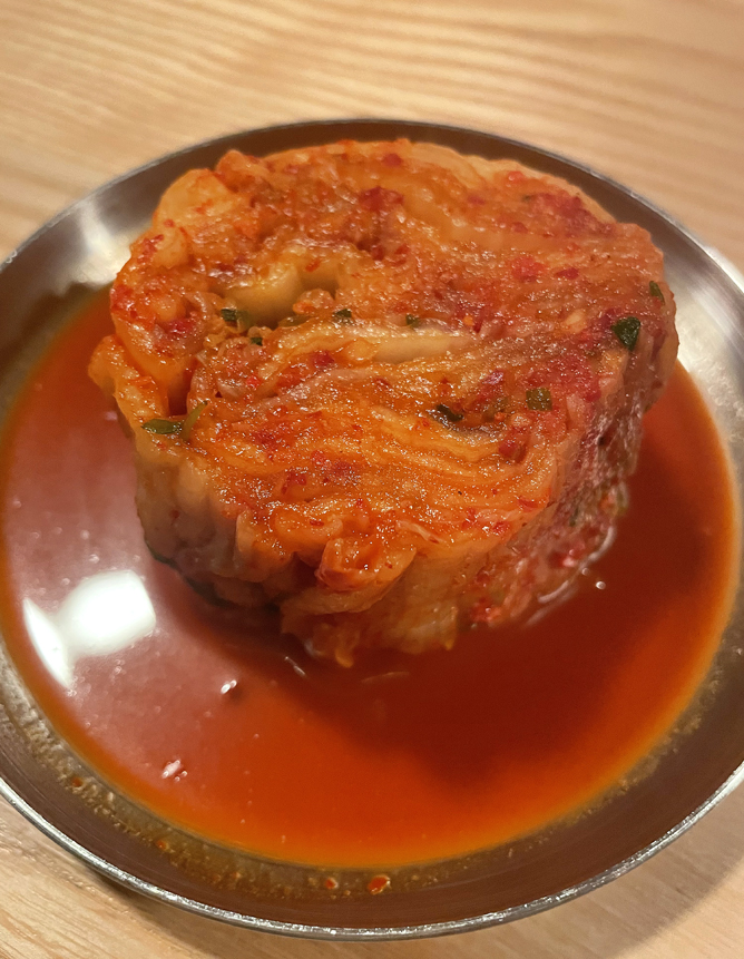Baechu kimchi. 