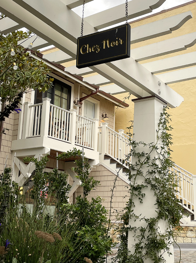 Chez Noir opened in a Craftsman house.