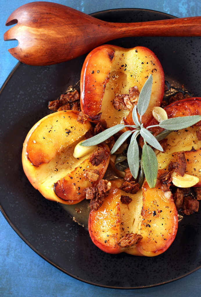 Pazazz apples go savory in this delightful wintry side dish.