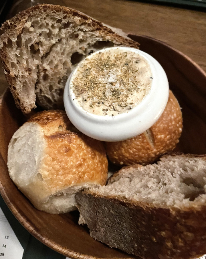 Bread and "umami'' butter.