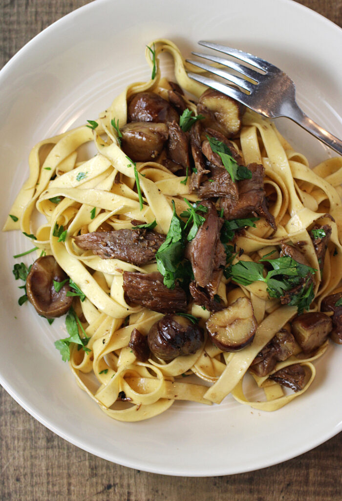 Would you believe this pasta dish came together in less than half an hour?