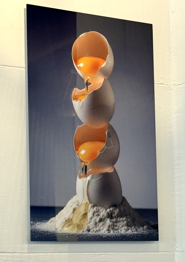 New artwork on the walls.