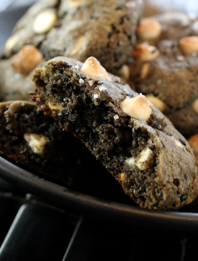 The contrast of black and white.