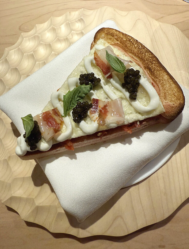 A pizza Margherita that will leave you dumbstruck at Somni.