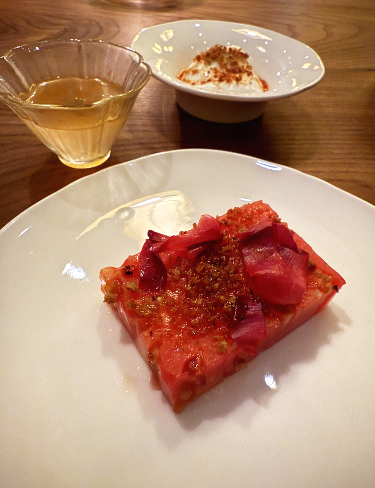 Spotlighting tomatoes.