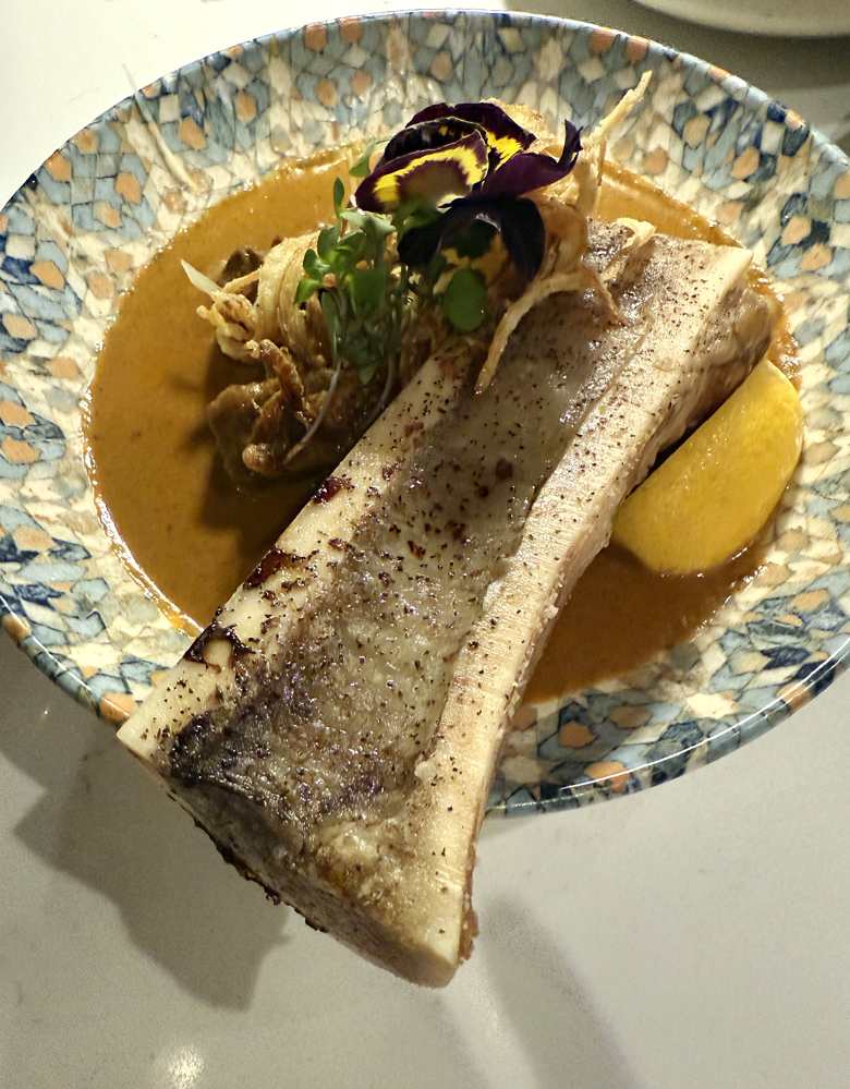 Beef bone marrow nalli nihari at the new Jashn in Santa Clara.