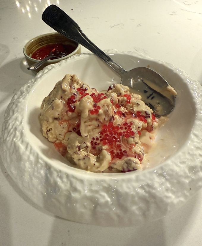 The kulfi presented.