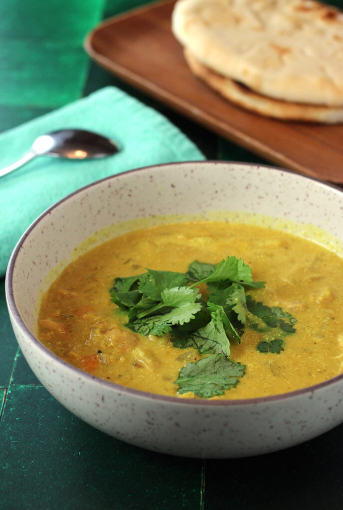 Mulligatawny soup that holds a special place in my heart.