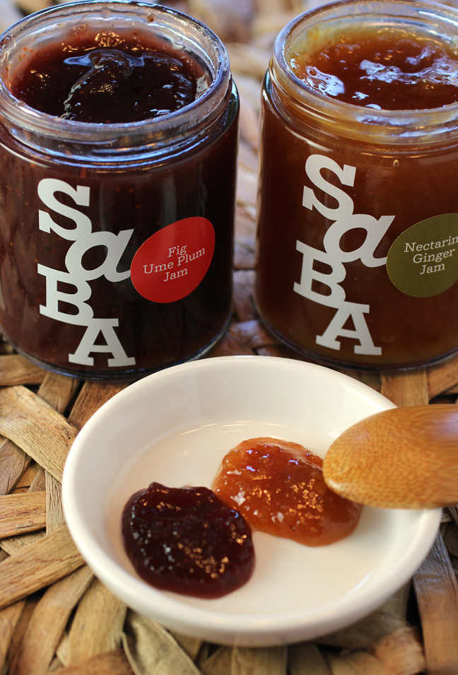 Saba Jams made in small batches with seasonal, local fruit.