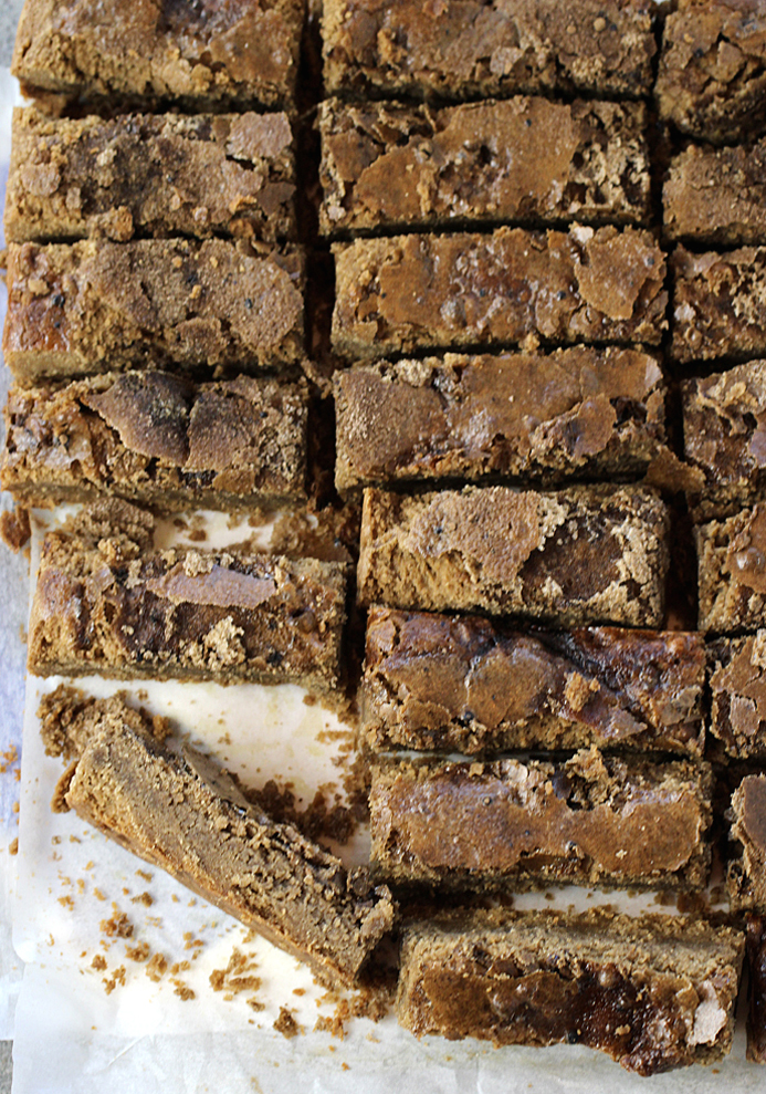 Its crackly top will make getting neat slices a challenge, but that's okay.