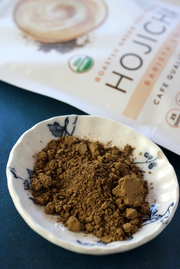 Powdered hojicha.