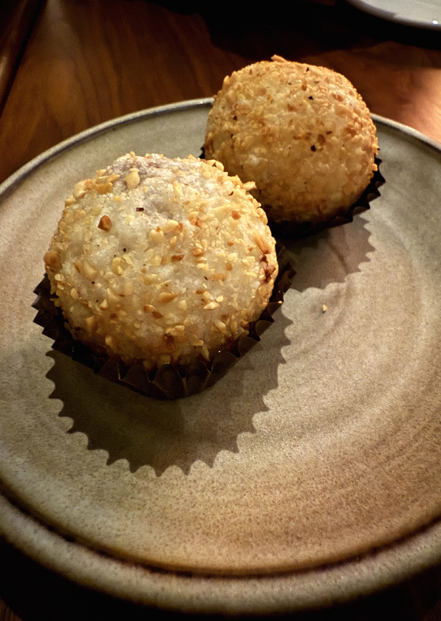 The fun mochi Rocher.