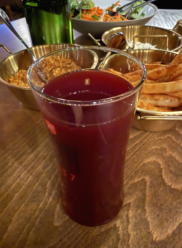 The non-spicy version of salgam.