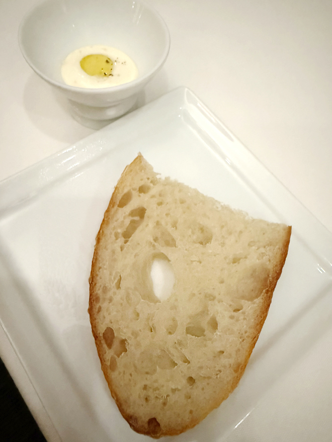 Levain and orange-scented ricotta.