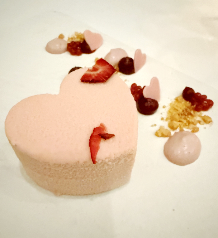 A dessert fit for Valentine's Day.