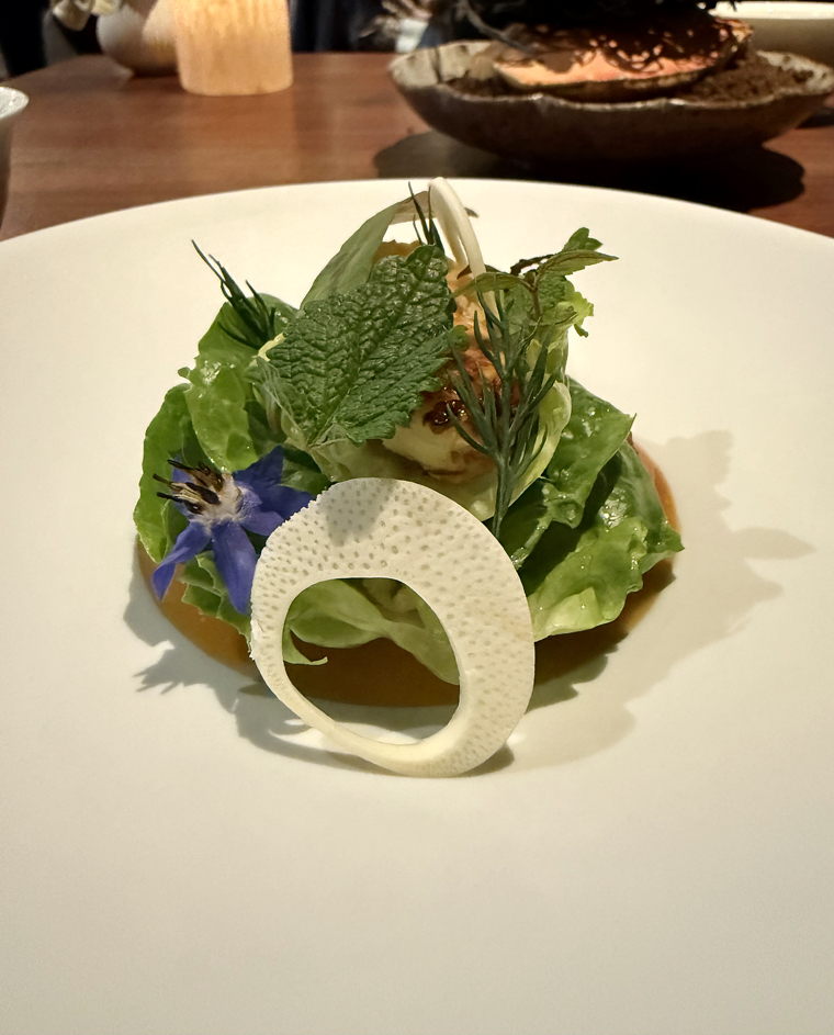 Dungeness crab salad.