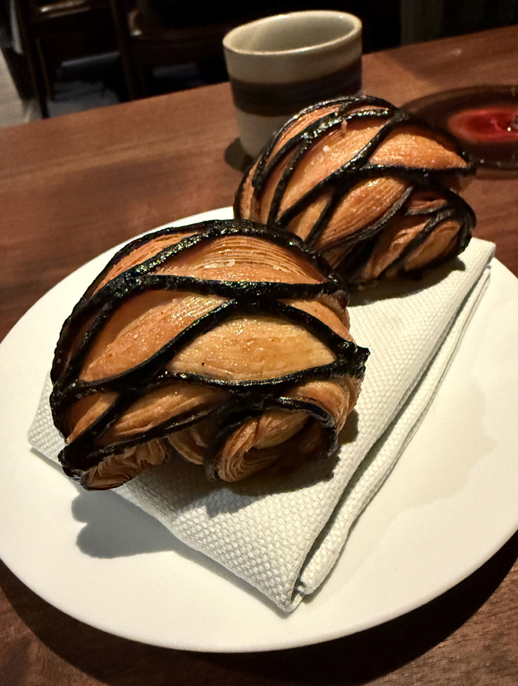 Black truffle brioche croissant for the win.