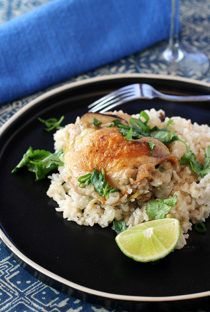 Help yourself to a big helping of the rice, as this recipe makes a generous amount.