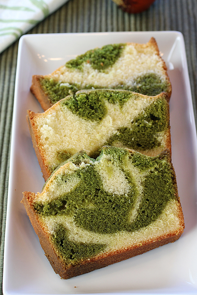 I love how the marbling effect looks different in every slice.