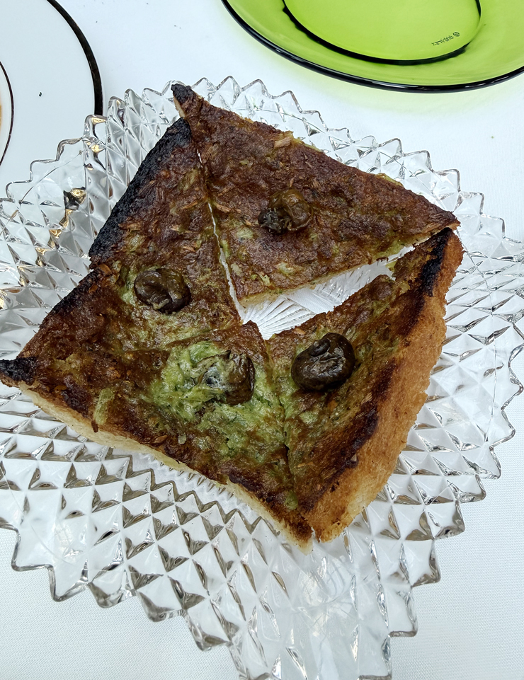 Escargot toast.