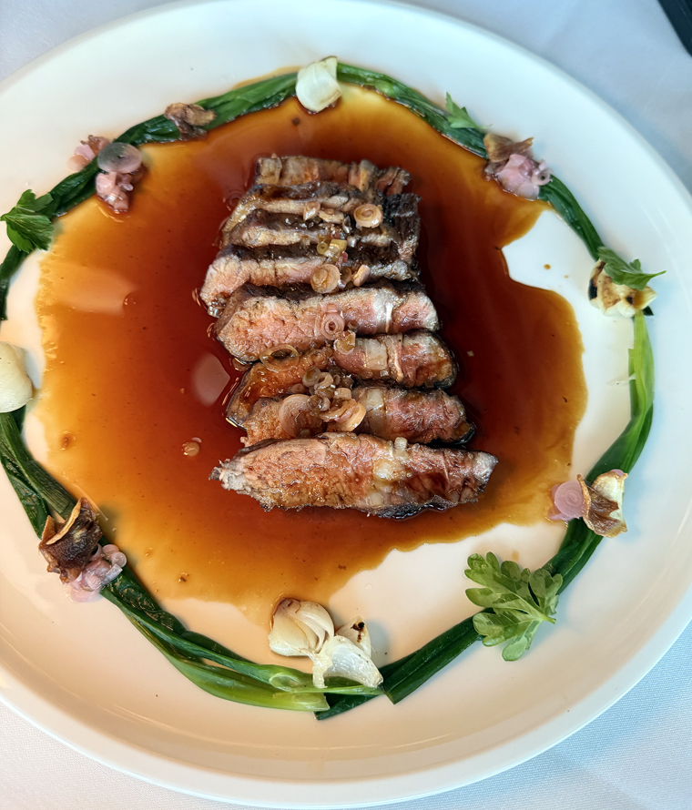 Prime NY steak.