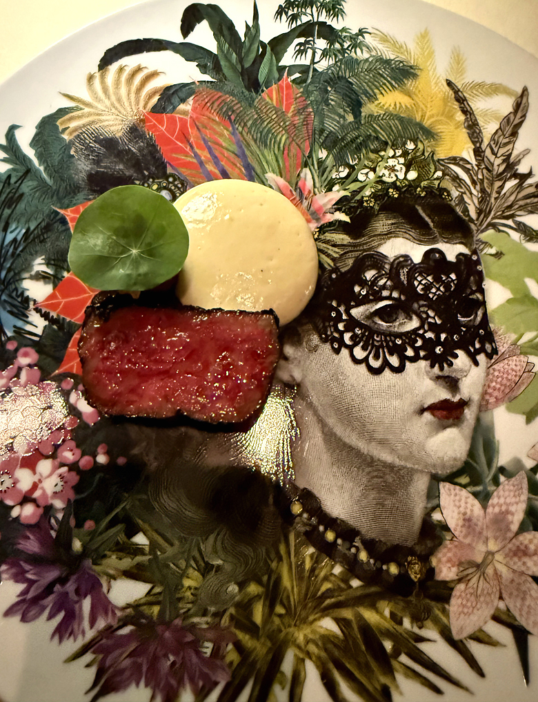 Australian Wagyu served big and brash a la "Wall Street 1987" at Next.