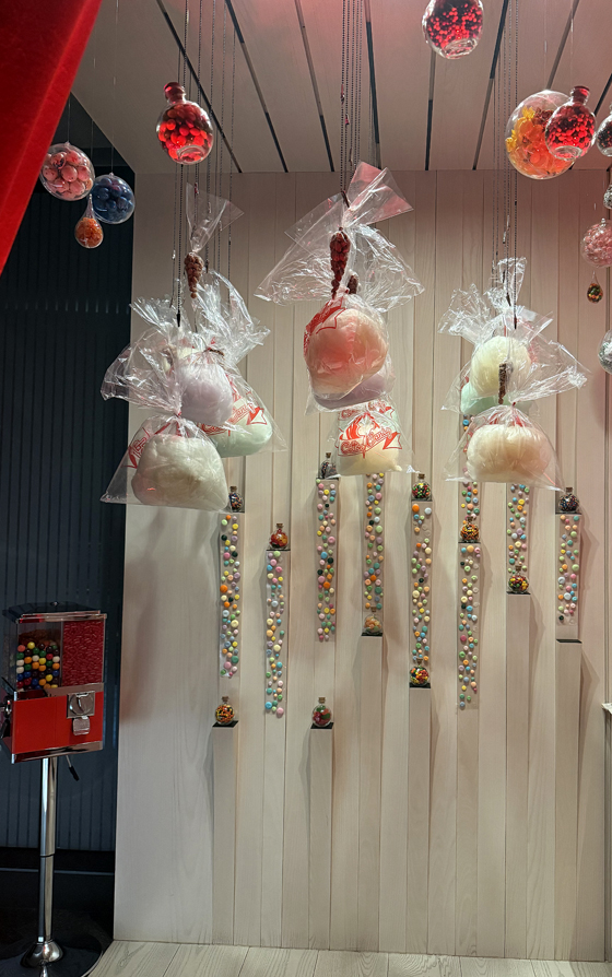 The candy parlor.