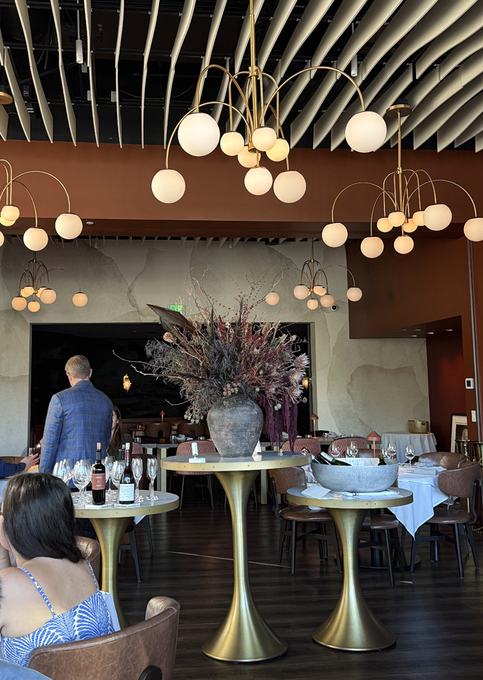 The dining room.