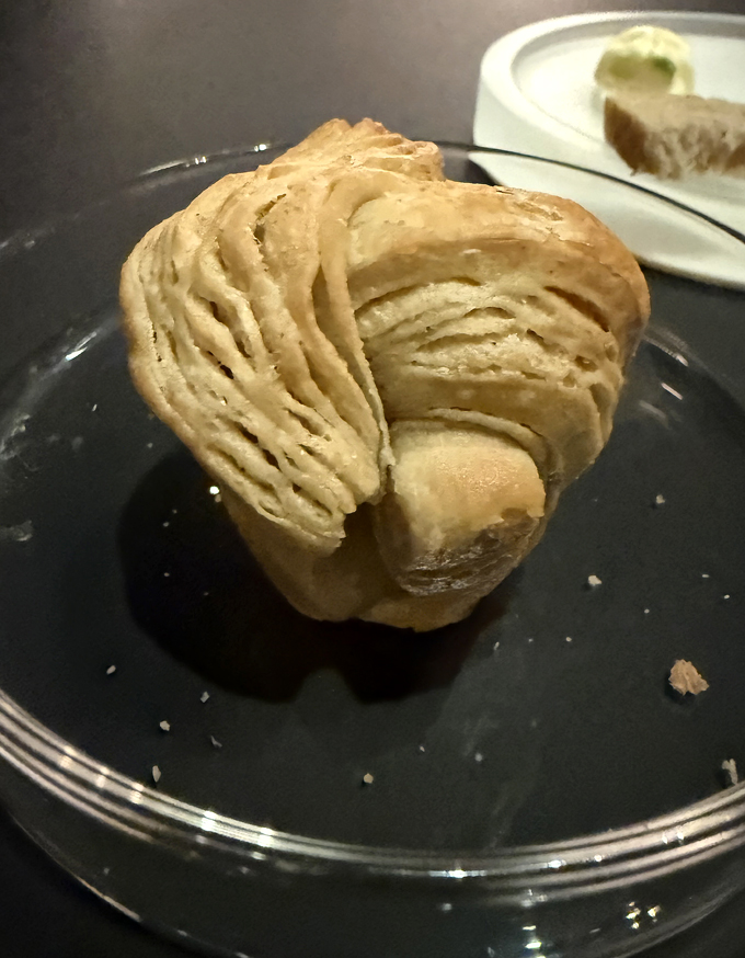 Laminated focaccia.