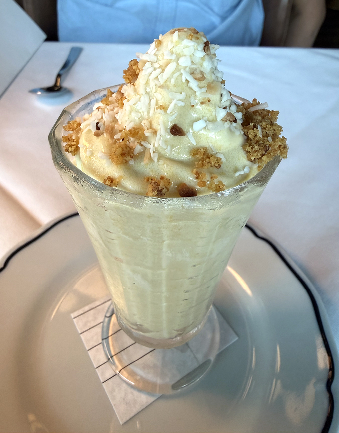 Passionfruit soft serve.