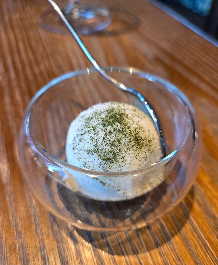 Yuzu sorbet.