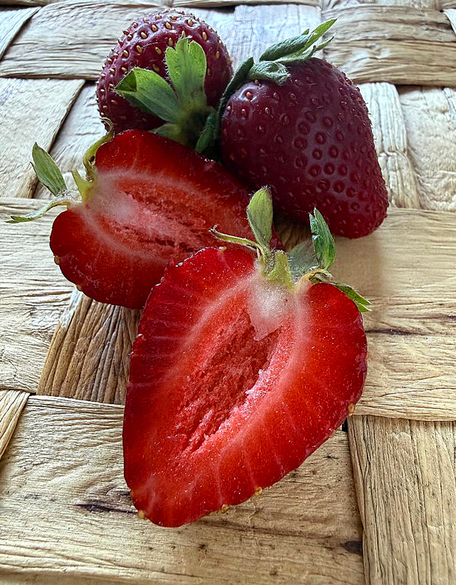 Ripe throughout.